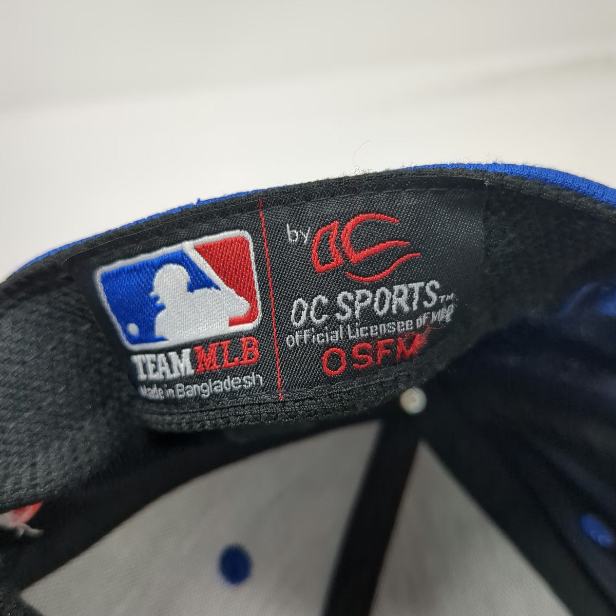 OC Sports Los Angeles Dodgers MLB Baseball Cap Blue OSFM LA Logo Strapback Hat