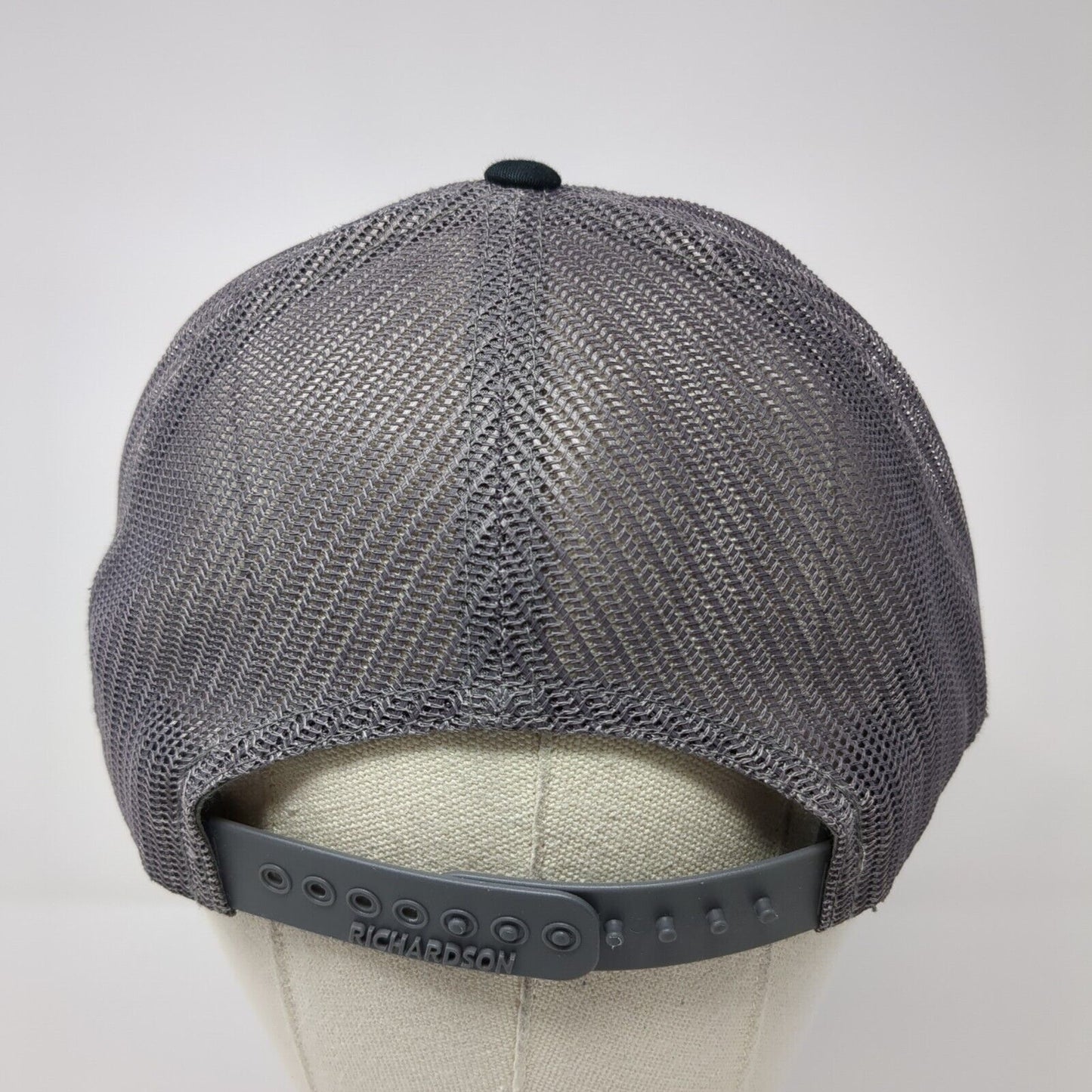 GO Orthodontics Snapback Trucker Hat Black M/L Mesh Back Richardson