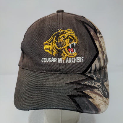Cougar MI Archers Slideback Hat Multi OSFA Embroidered Camo Trim