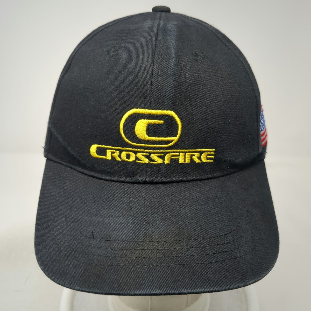 Baseball Cap Black One Size Crossfire Shooting Gear American Flag Logo Hat