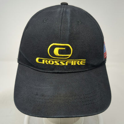 Baseball Cap Black One Size Crossfire Shooting Gear American Flag Logo Hat