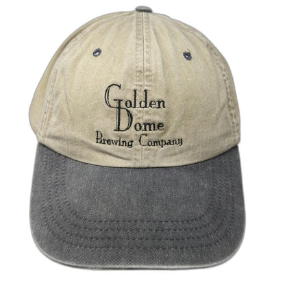 American Needle Snapback Beige One Size Golden Dome Brewing Co Two Tone Hat