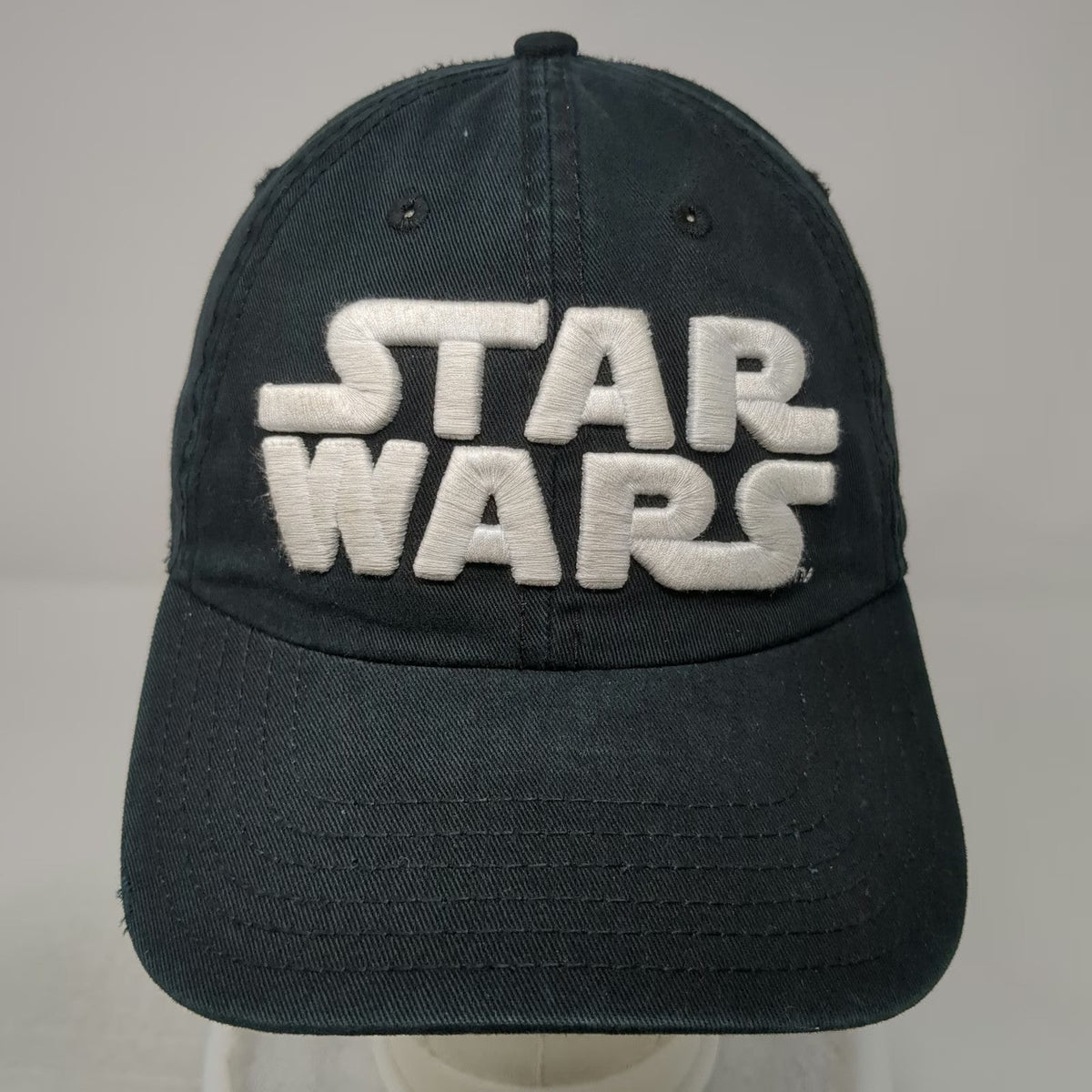 Star Wars Baseball Cap Black One Size Raised Embroidered Logo Hat Slideback