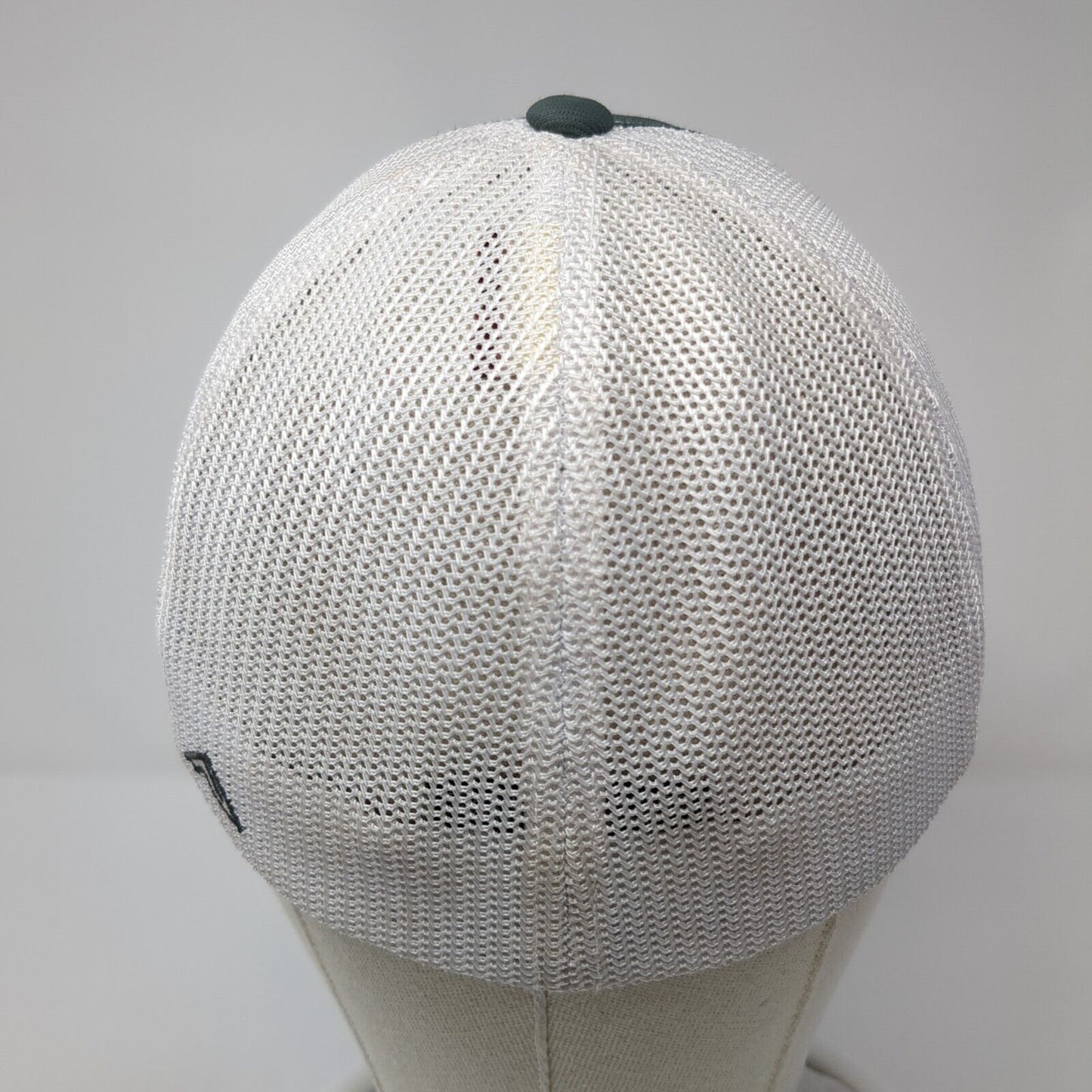 Wolfe Pac Pellets Fitted Mesh Back Trucker Hat Gray 6 7/8-7 3/8 Stretch