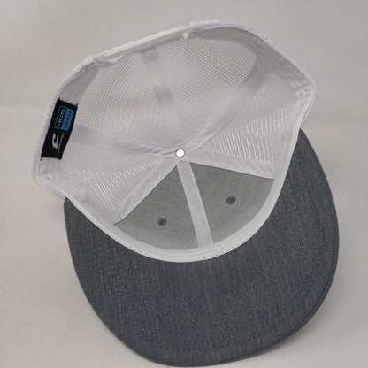 Wilcox Snapback Trucker Hat Gray One Size HCS Adjustable Mesh Back Champro