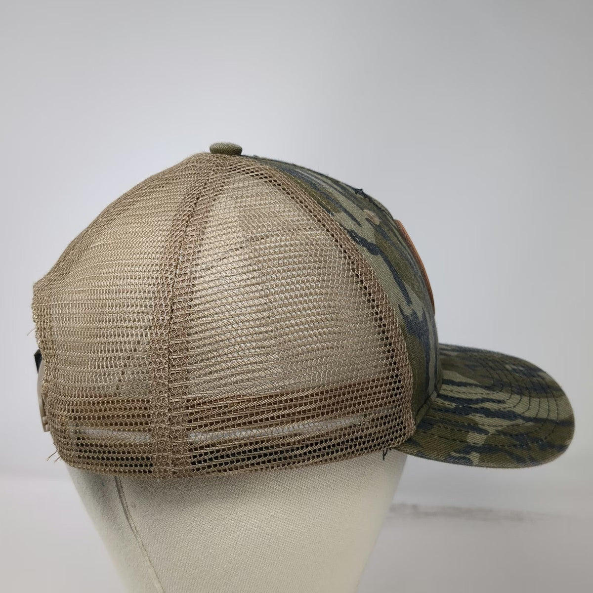 Leupold Snapback Hat Green Tiger Stripe Camo Mesh Trucker Hunting One Size