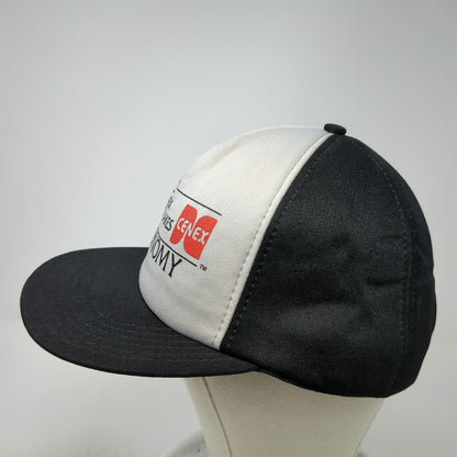 Paramount Cap Mfg Co Trucker Hat Black Vintage Snapback Agronomy Cenex Logo USA