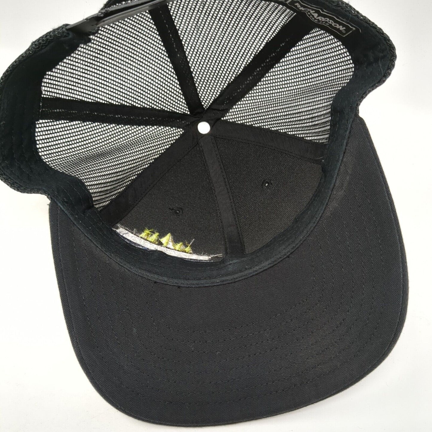 Tek-Solutions Snapback Trucker Hat Black OS Adjustable Mesh Back Richardson