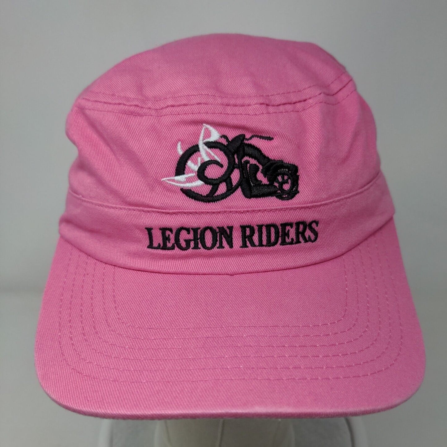 Legion Riders Strapback Cadet Army Cap Hat Pink One Size Embroidered
