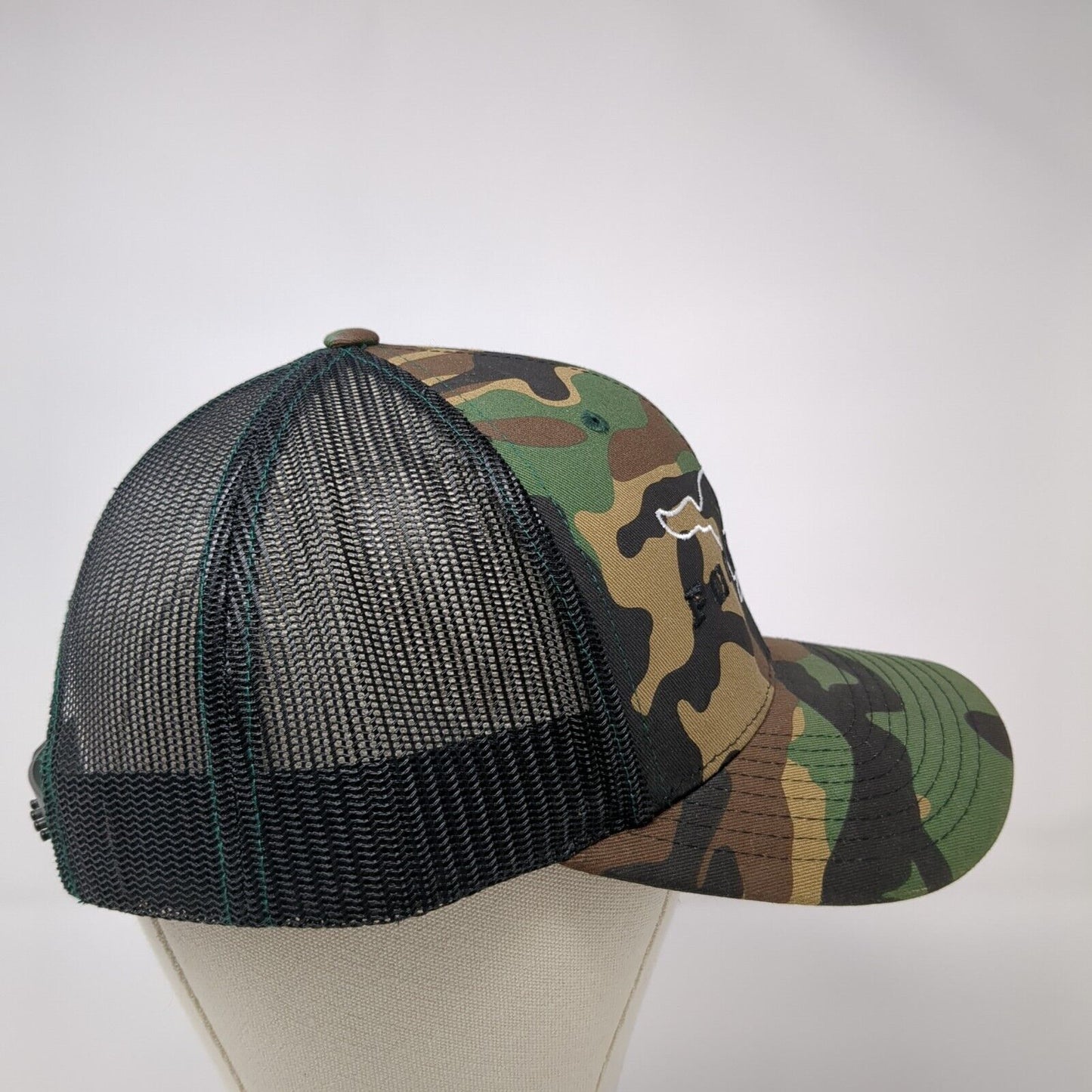 Mustangs Football Snapback Trucker Hat Camouflage One Size Mesh Back