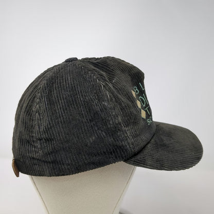 5 Panel Black Corduroy Hat One Size Slideback Black Diamond Tour Schweitzer