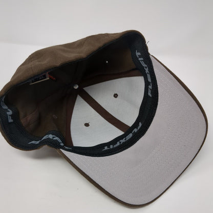 Yupoong Fitted Hat Brown Large-XL Flexfit Solid Blank 6 Panel Outdoor