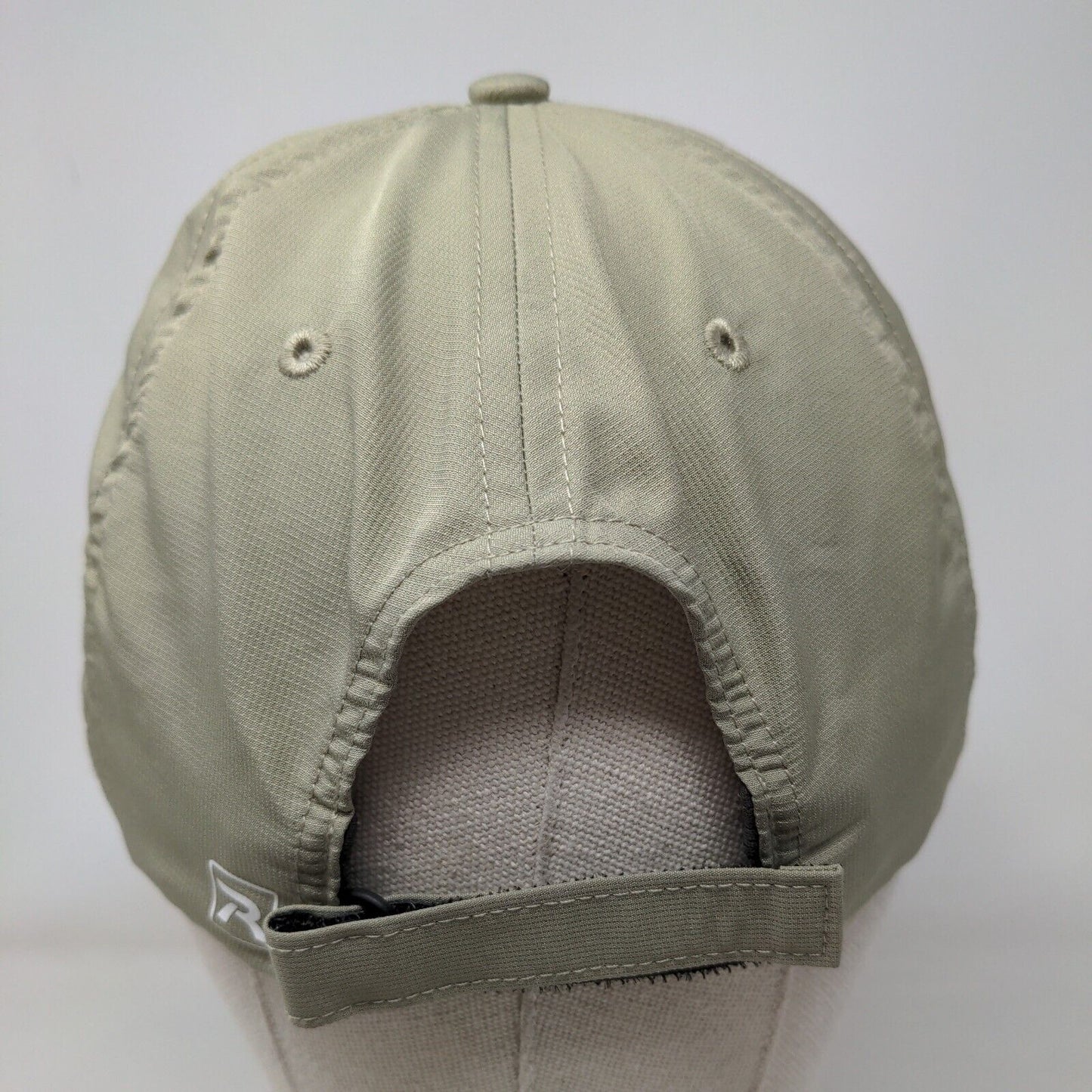 Richardson Strapback Hat Green One Size Embroidered Logo Adjustable