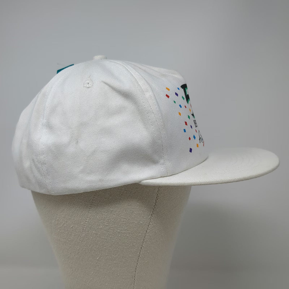 Peacock Cap 50 Years Ago A Star Was Born 5 Panel White Hat One Size Snapback