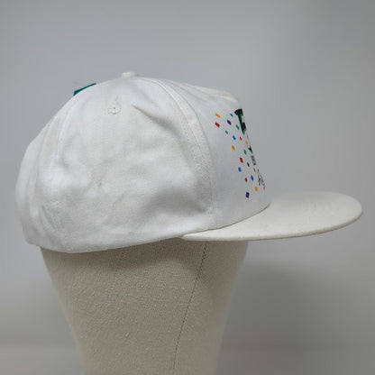 Peacock Cap 50 Years Ago A Star Was Born 5 Panel White Hat One Size Snapback