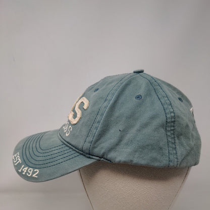 Nassau Bahamas Est 1492 Slideback Hat Blue One Size Embroidered