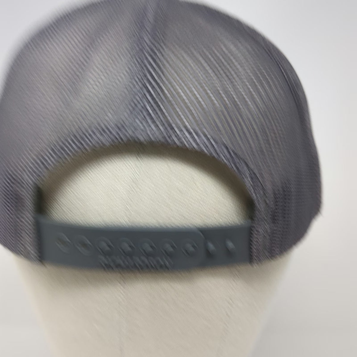 Richardson 115 Trucker Hat Black Gray L EquipmentShare Gear Logo Mesh Snapback