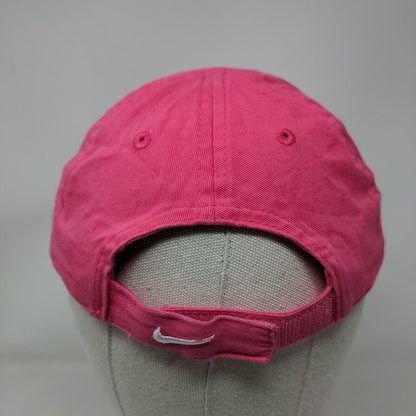 Nike Strapback Hat Pink Size 4-6x Adjustable Embroidered Swoosh Just Do It