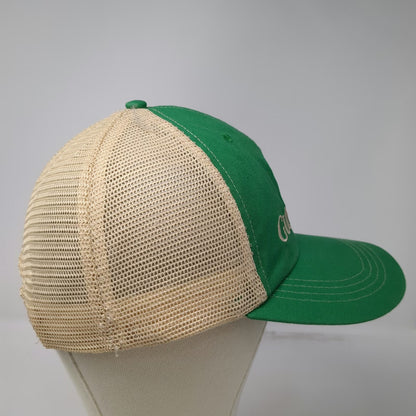Guinness Trucker Hat Green One Size Mesh Snapback Harp Logo Embroidered Beer