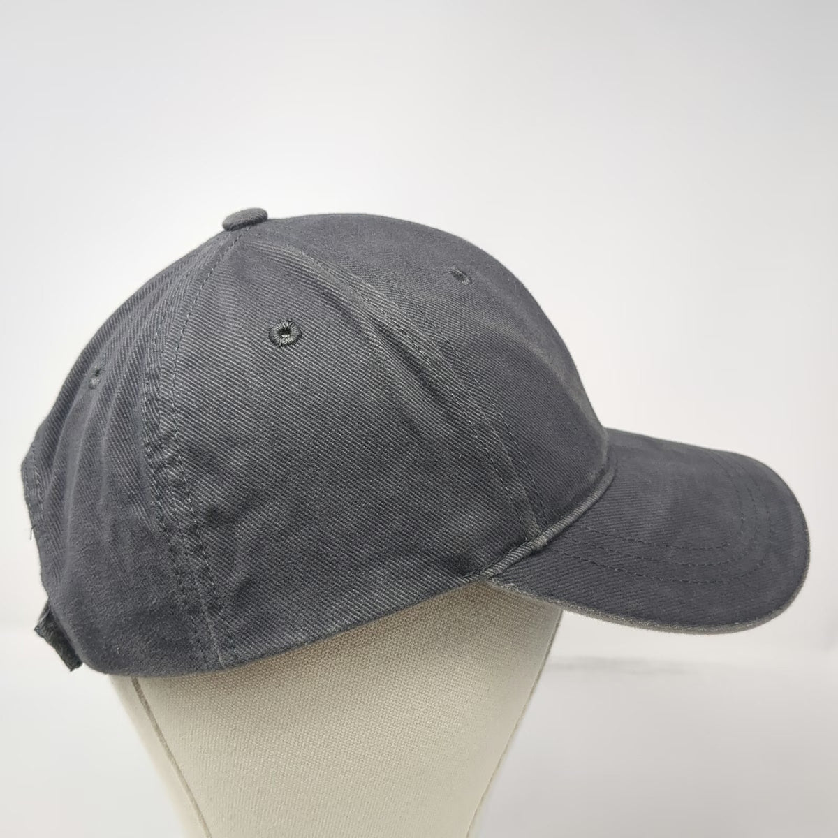 Scion Baseball Cap Gray One Size What Moves You Logo Slogan Strapback Hat Cotton