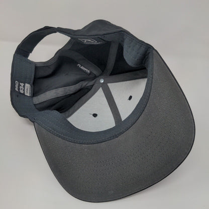 Richardson Strapback Hat Black Small Adjustable Embroidered Flexfit