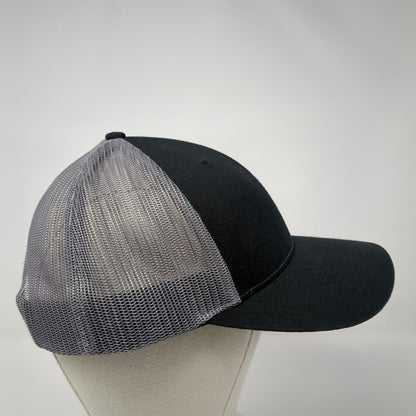 HK A CRH Company Snapback Trucker Hat Black M/L Adjustable Mesh Back Richardson