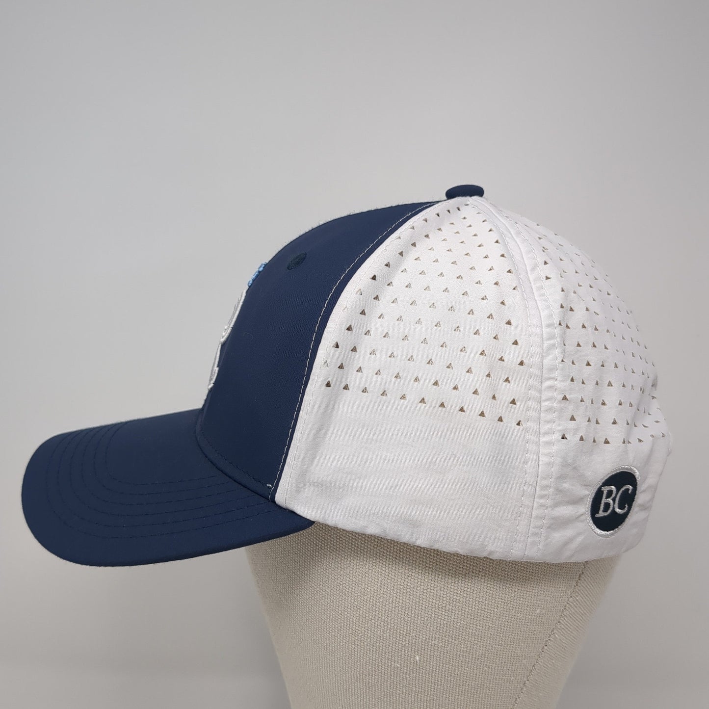 Royals Slideback Hat Blue One Size Adjustable Laser Cut Colorblock