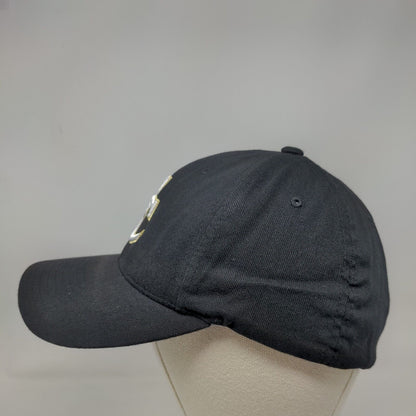 CC Fitted Hat Black M-L Embroidered Pro 185 Flexfit ProCotton Richardson