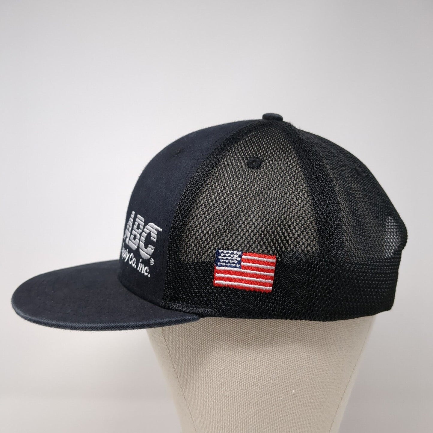 ABC Supply Co Inc. Snapback Trucker Hat Blue One Size Mesh Back 6 Panel