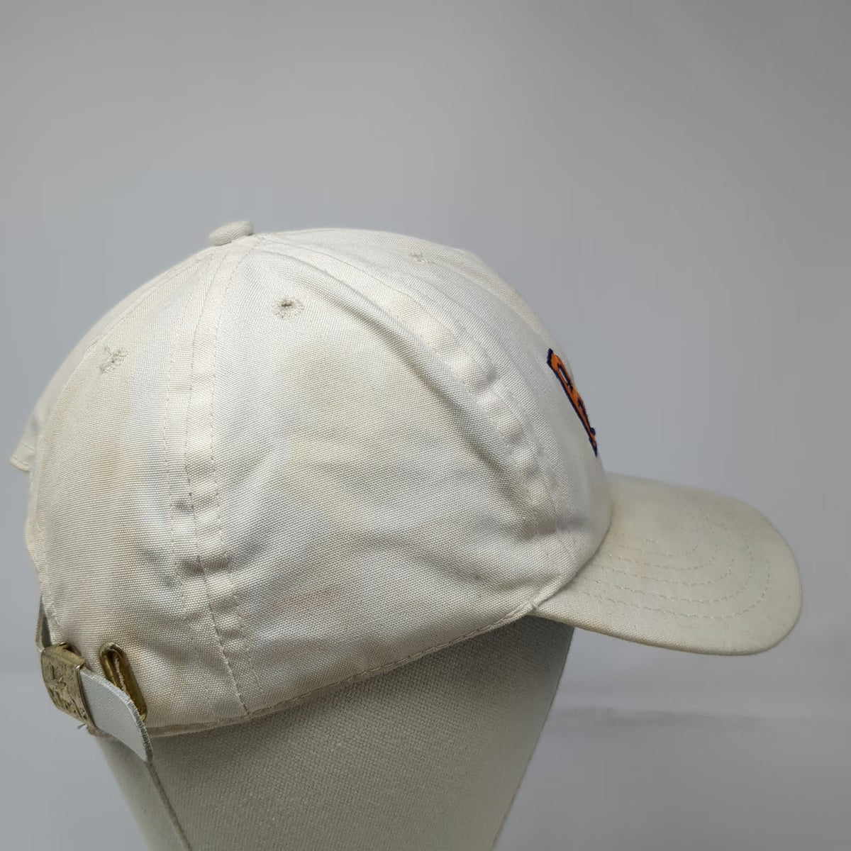 Boise State Broncos NCAA LaMode Cap Beige Slideback Green USA Made Hat Vintage