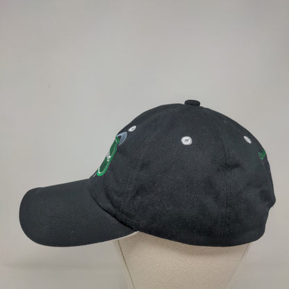 Golftown USA Spin Doctor Strapback Hat Black One Size Adjustable Embroidered