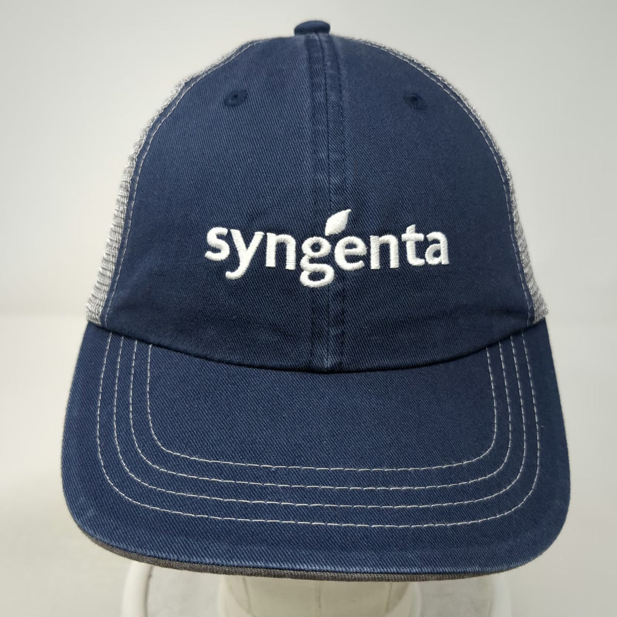 K-Products Syngenta Agriculture Logo Baseball Cap Blue One Size Mesh Back Hat