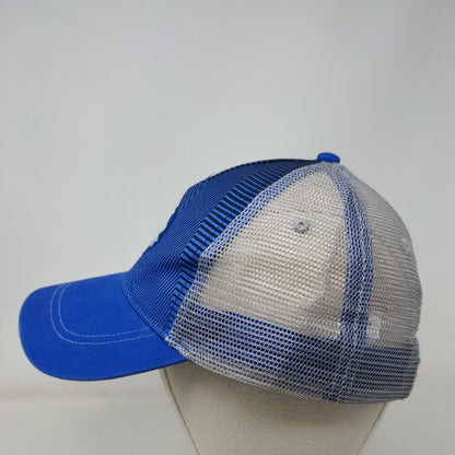 Bud Light Strapback Trucker Hat Blue OSFM Adjustable Embroidered Mesh Back
