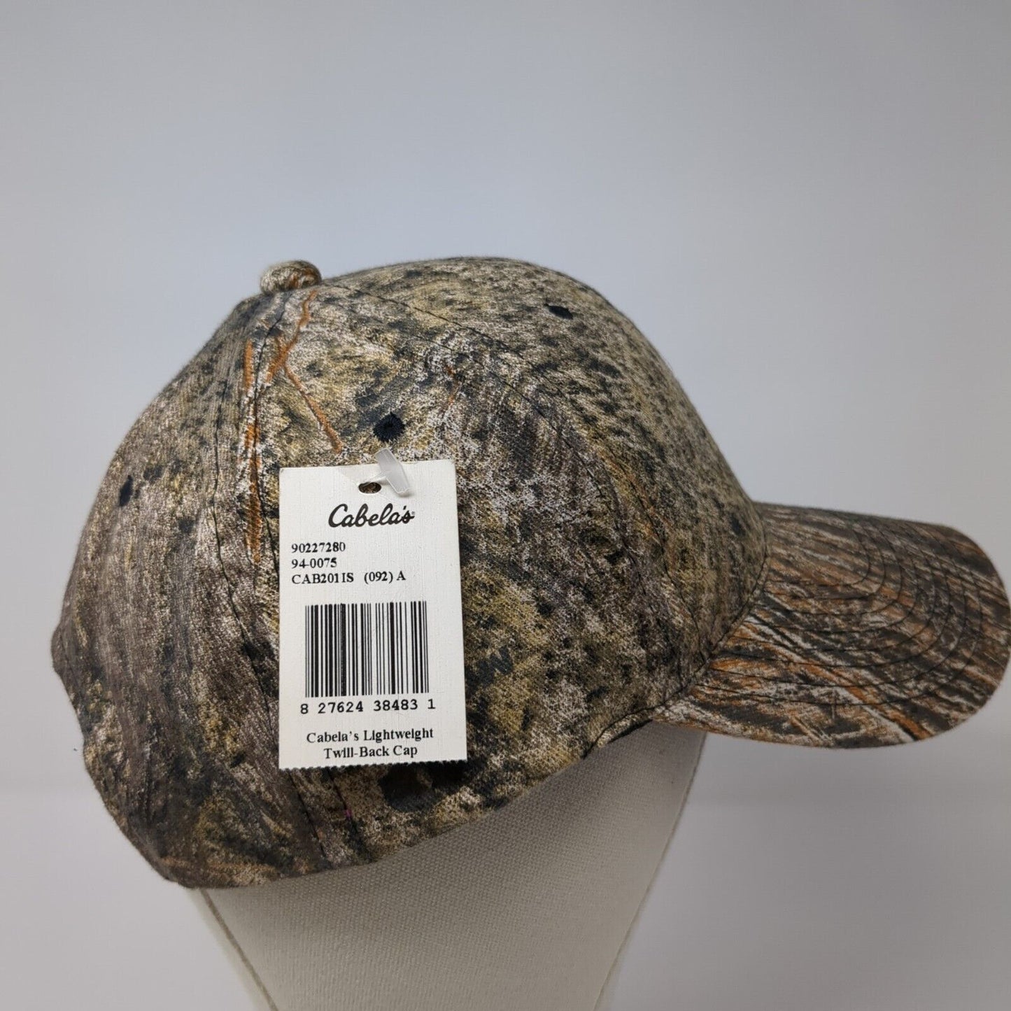 Cabela's Snapback Hat Camouflage OS Adjustable Embroidered W/Tags Mossy Oak