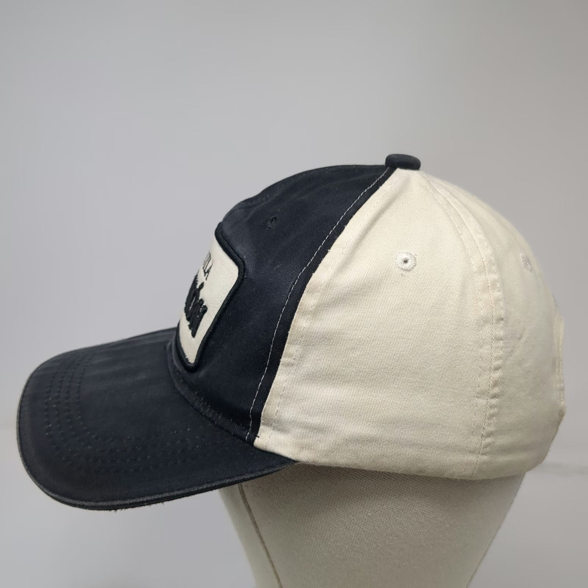 Tequila Patron Baseball Cap Black One Size Two Tone Simply Perfect Patch Hat