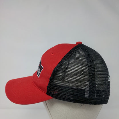Valley Country Store Snapback Mesh Back Trucker Hat Red OSFA Colorblock