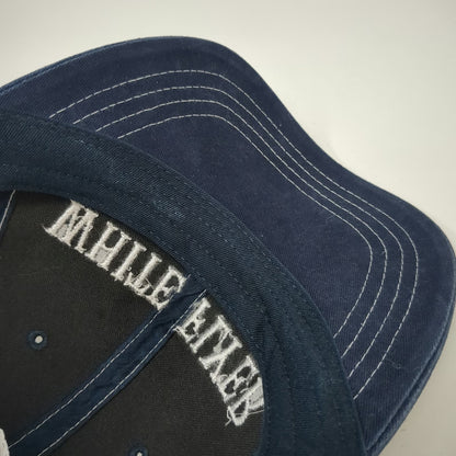 Design Dynamix White Flyer Baseball Cap Blue One Size Mesh Americas Best Hat