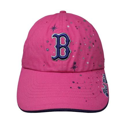 '47 Brand Fenway Park Girl's Slideback Hat Pink Boston Red Sox Embroidered Logo