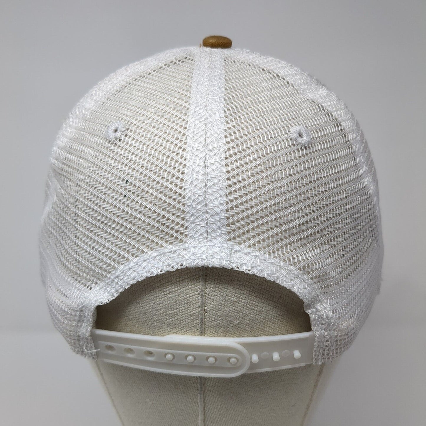 Hawx Brand Work Gear Snapback Mesh Back Trucker Hat Brown One Size