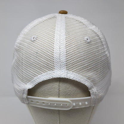 Hawx Brand Work Gear Snapback Mesh Back Trucker Hat Brown One Size