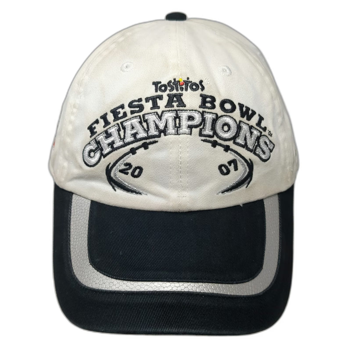 Nike NCAA Tostitos Fiesta Bowl Champions 2007 White One Size Hat Cap Silver