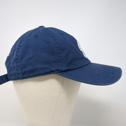 Captiv8 Peloton Blue One Size Baseball Cap Slideback Distressed Cotton Logo Hat