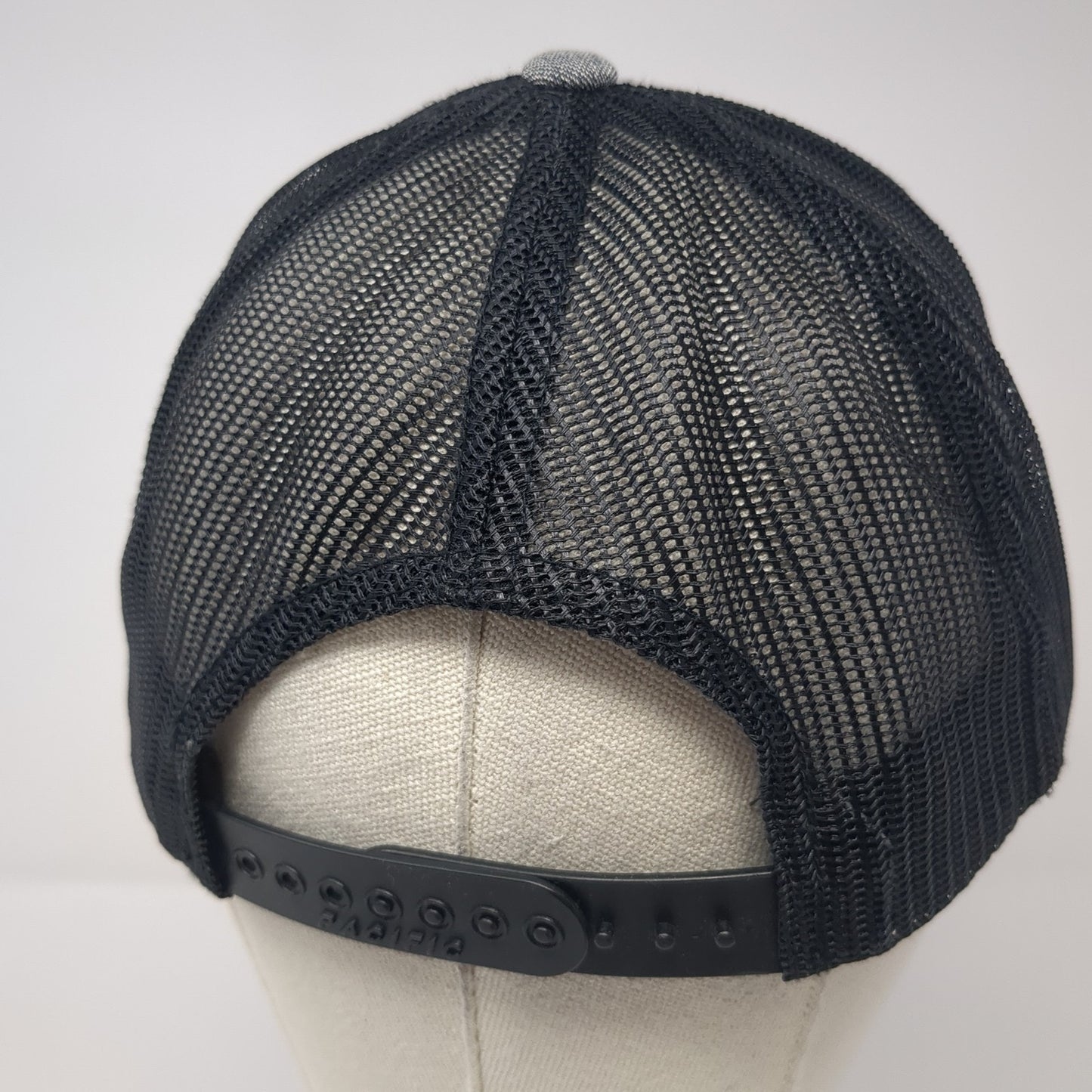 Millenkamp Snapback Mesh Back Trucker Hat Gray One Size Pacific Headwear