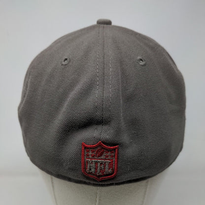 New Era Mens 59Fifty Fitted Hat Gray 7 1/8 Tampa Bay Buccaneers Embroidered Logo