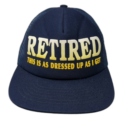 Blue Trucker Hat One Size Retired This Is As Dressed Up As I Get Mesh USA Made
