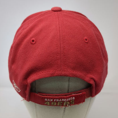 San Francisco 49ers NFL Reebok Baseball Cap Red One Size Strapback Embroidered