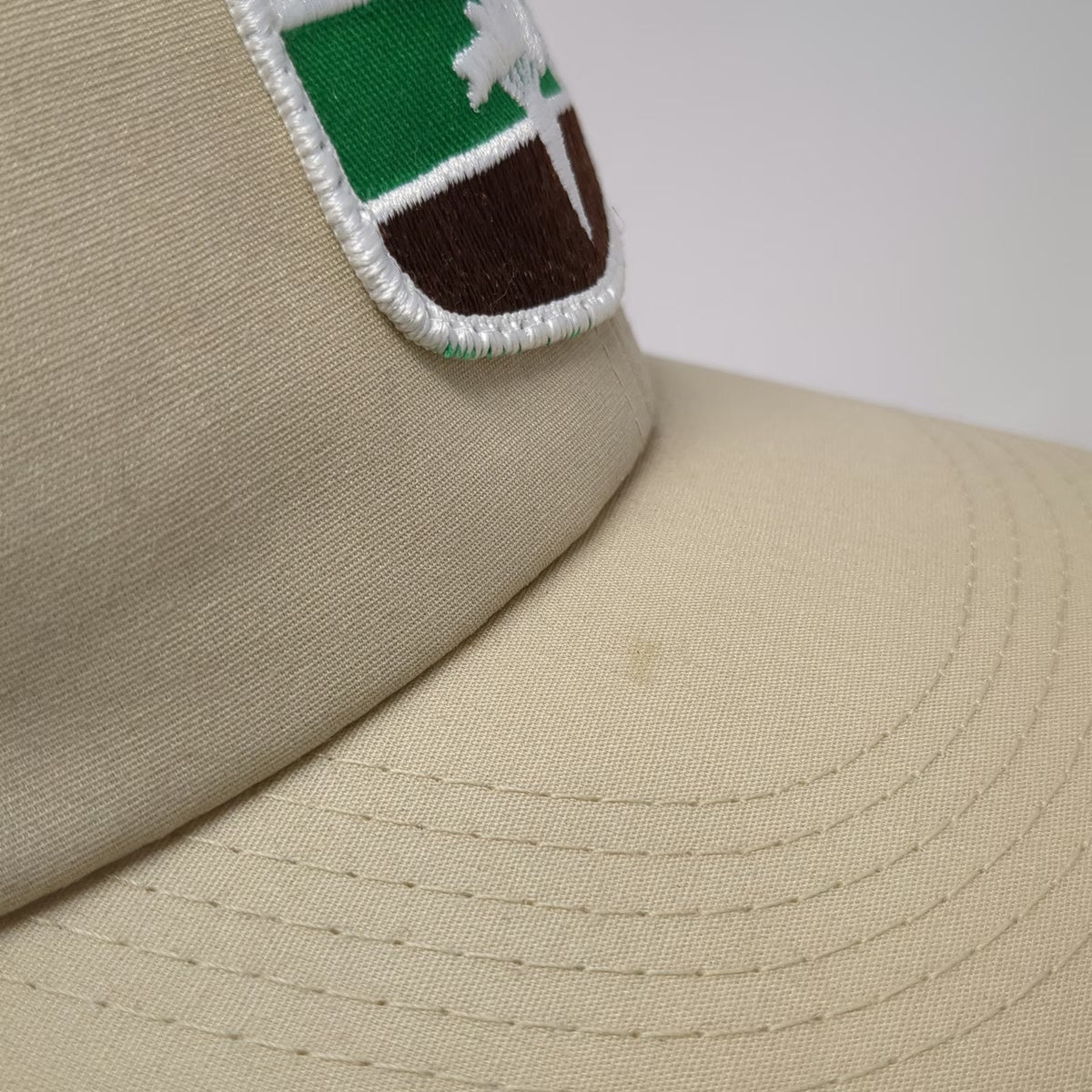 K-Products Snapback Beige Hat Vintage Agriculture Betaseed Sugar Beet USA Made