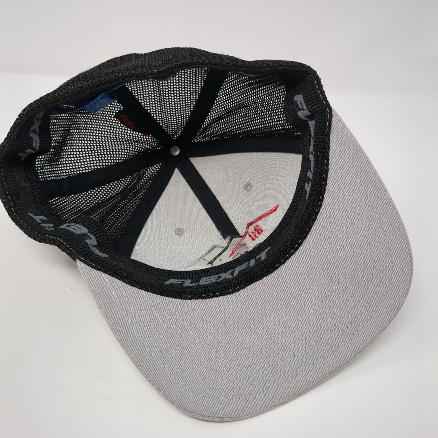 QRS Quality Restoration Services Fitted Trucker Hat Gray S/M Port Authority