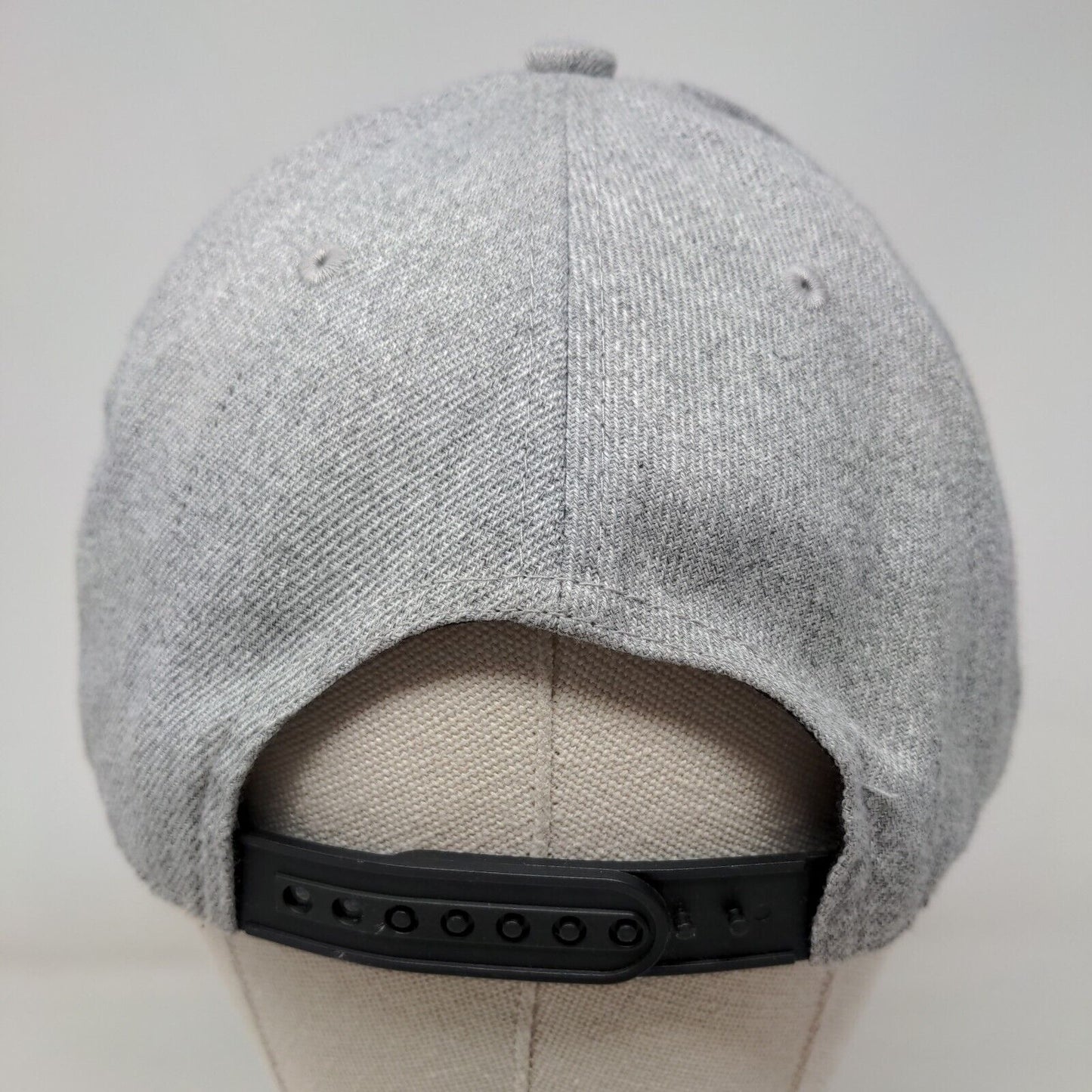 Hustle Snapback Hat Gray One Size Adjustable Embroidered 6 Panel Sole Addiction