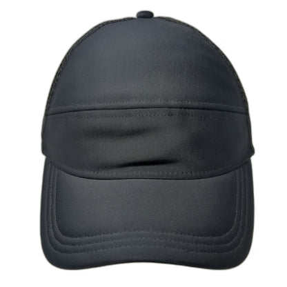 Lululemon Trucker Hat Black OSFM Snapback Mesh Back Running Athletic Training